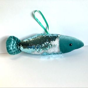 Sequined Fish Plush Toy*** Unique, Exc. Cond.